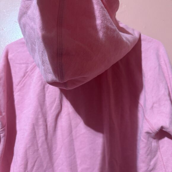 Victoria Secret Womens Sweater S Small Light Pink Hoodie VS New York V Neck - Picture 4 of 10